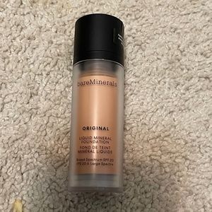BareMinerals Original Liquid Mineral Foundation Tan #19 NWOB 1oz / 30ml